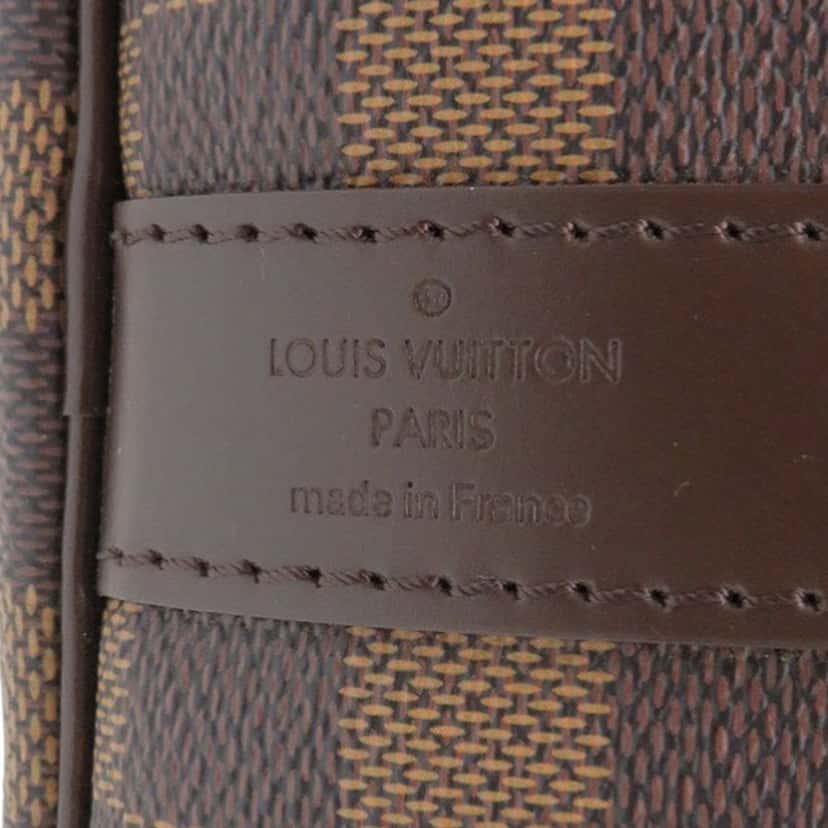 Louis Vuitton Damier Ebene Keepall Bandouliere 45 Brown Very good condition - Box View