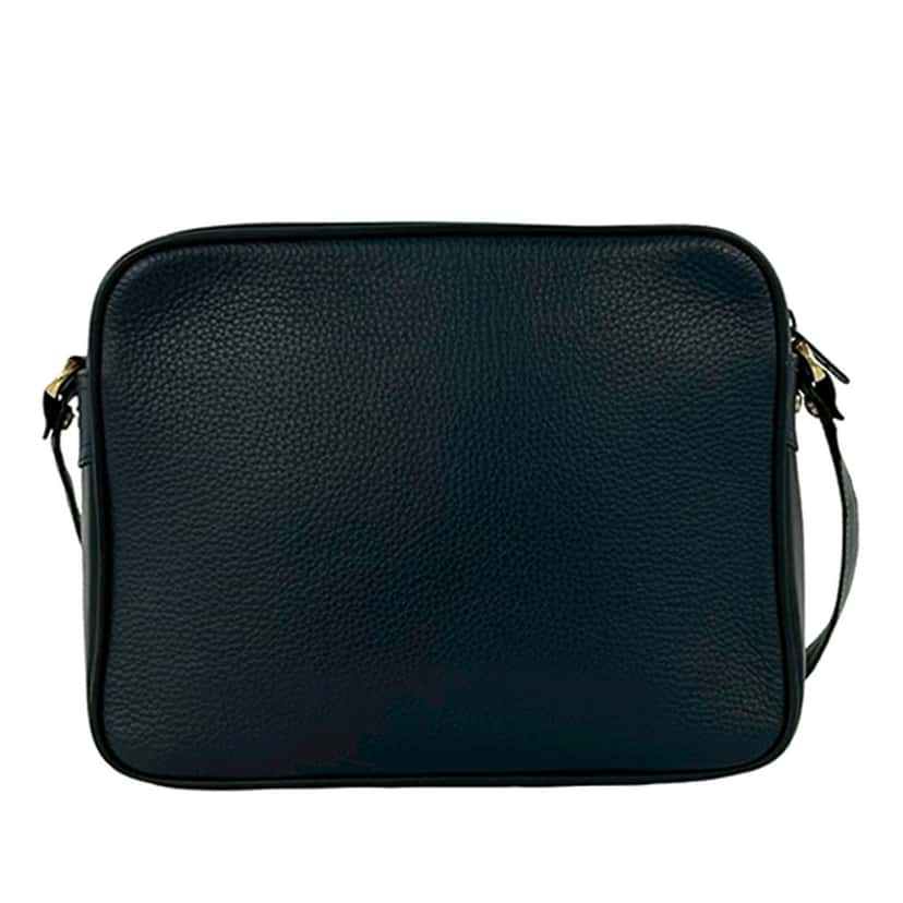 Gucci Leather Interlocking G Crossbody Blue Leather Very good condition - Back View