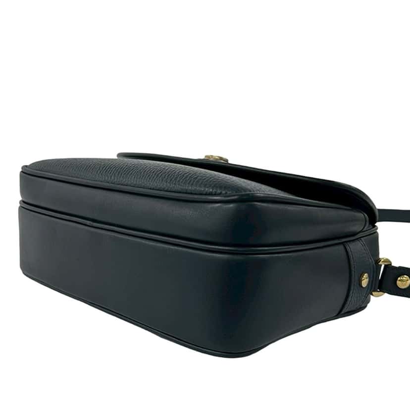 Gucci Leather Interlocking G Crossbody Blue Leather Very good condition - Inside View