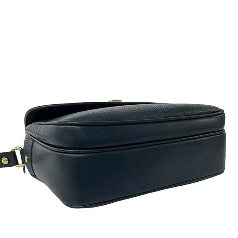 Gucci Leather Interlocking G Crossbody Blue Leather Very good condition - Model View