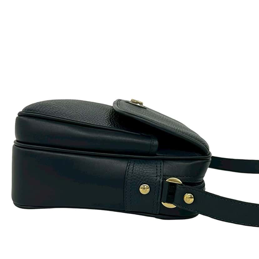 Gucci Leather Interlocking G Crossbody Blue Leather Very good condition - Box View