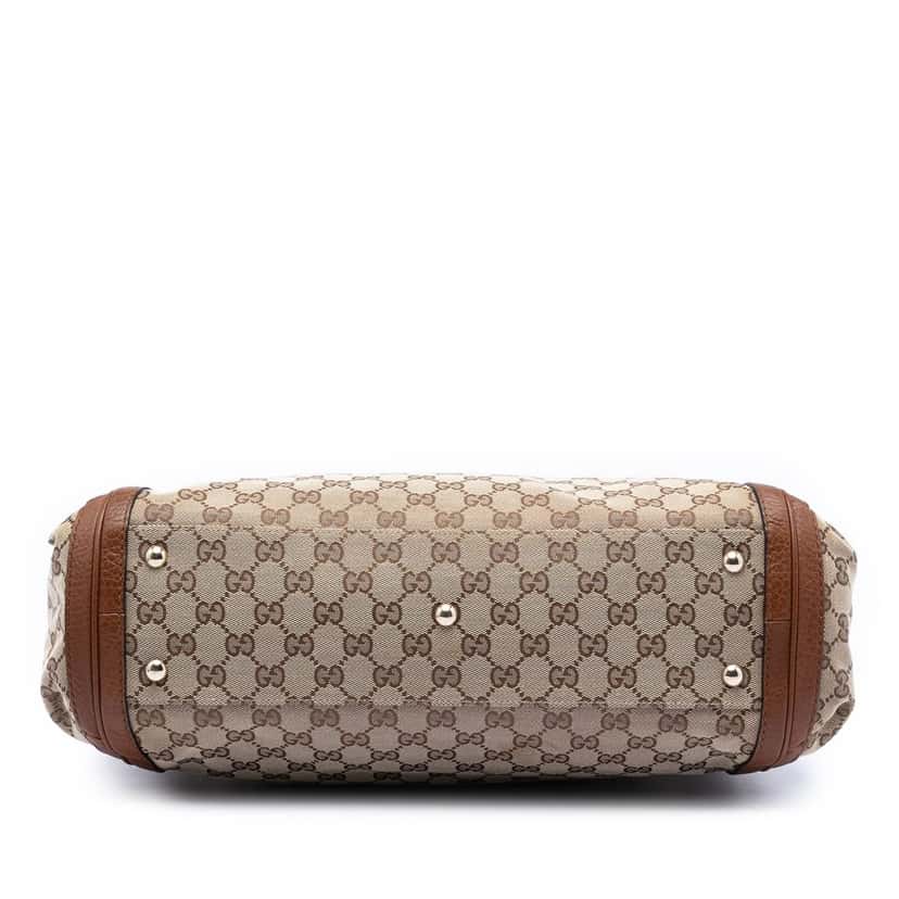 Gucci GG Canvas Bella Convertible Tote Beige Very good condition - Inside View