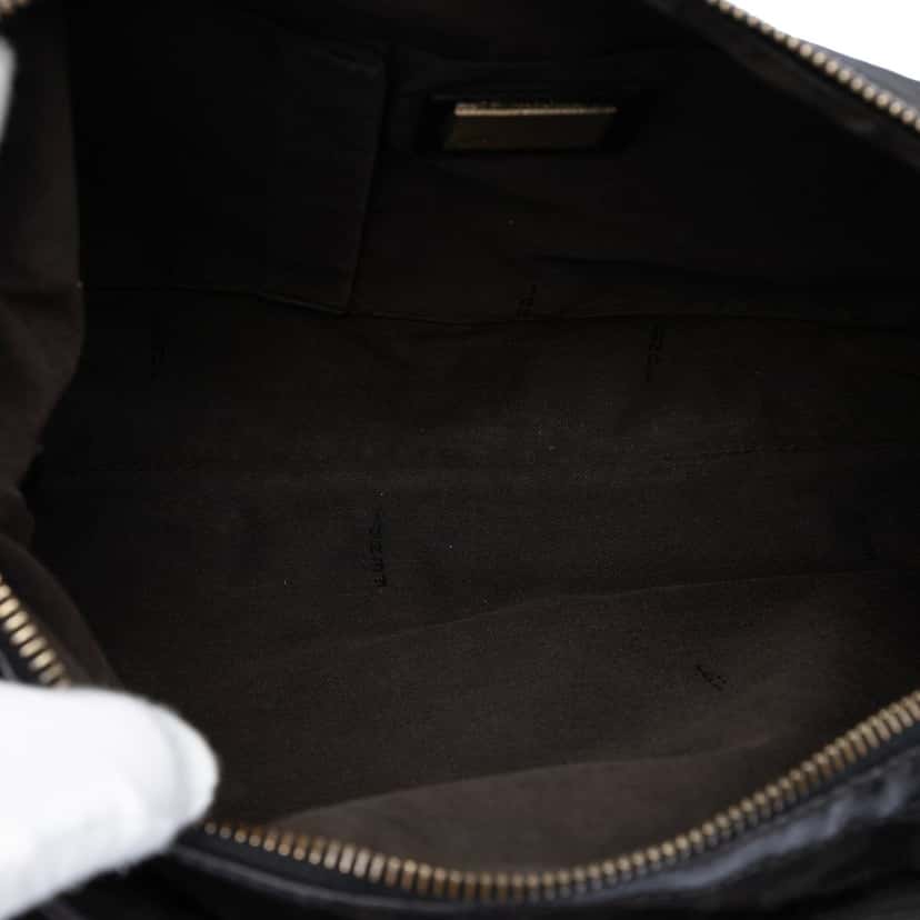 Fendi Zucca Canvas Chef Zip Crossbody Brown Very good condition - Model View