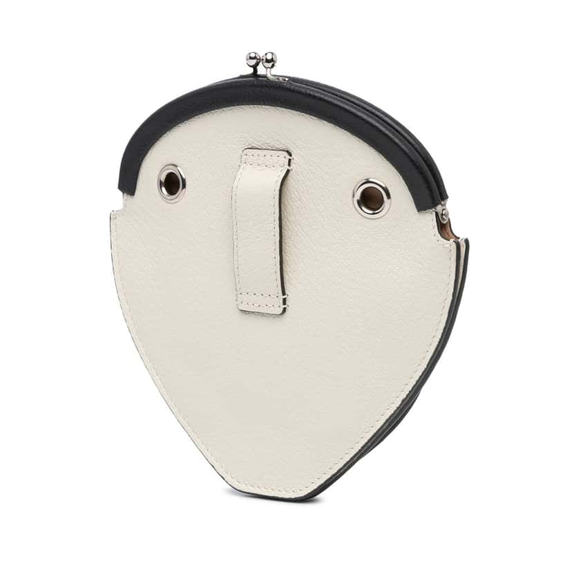 Gucci Leather Fruittini Strawberry Crossbody White Leather Very good condition - Back View