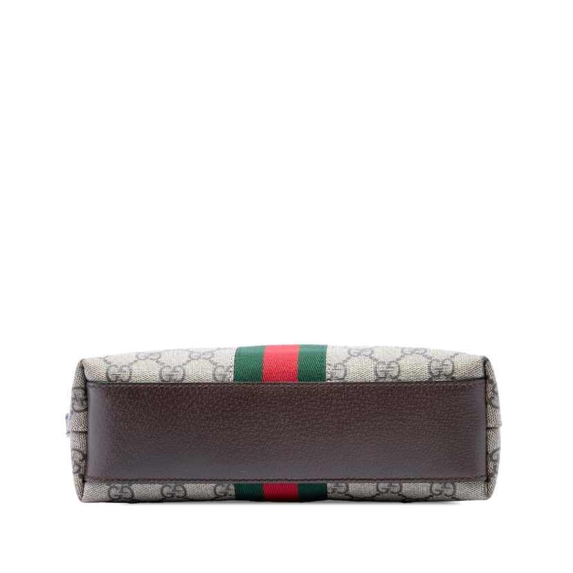 Gucci Small GG Supreme Web Ophidia Dome Crossbody Beige Very good condition - Inside View