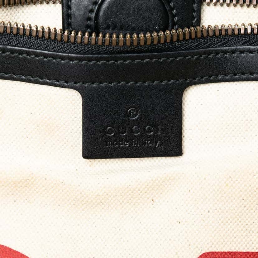 Gucci GG Supreme Wolf Tote Beige Very good condition - Box View