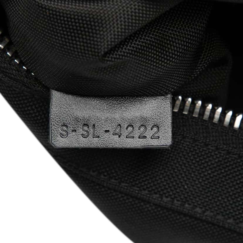 Celine Medium Nylon Logo Trekking Messenger Bag Black Very good condition - Box View