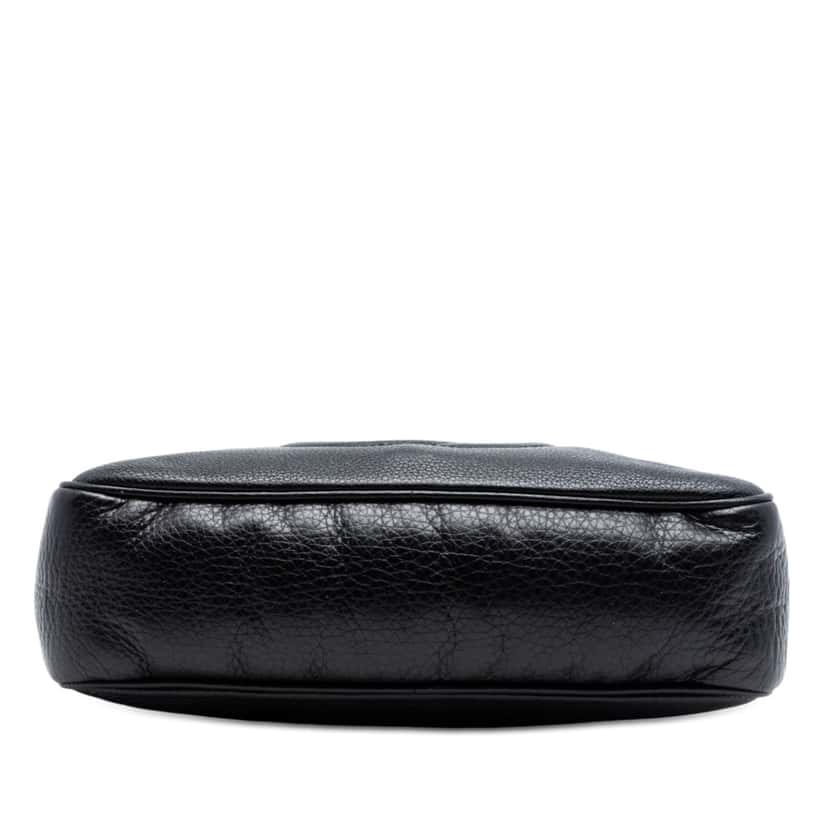 Gucci Pebbled Leather Soho Chain Zip Shoulder Bag Black Leather Very good condition - Inside View