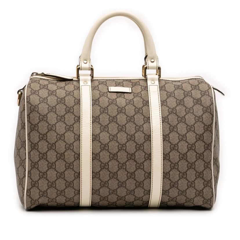 Gucci Medium GG Supreme Joy Boston Bag Beige Very good condition - Front View