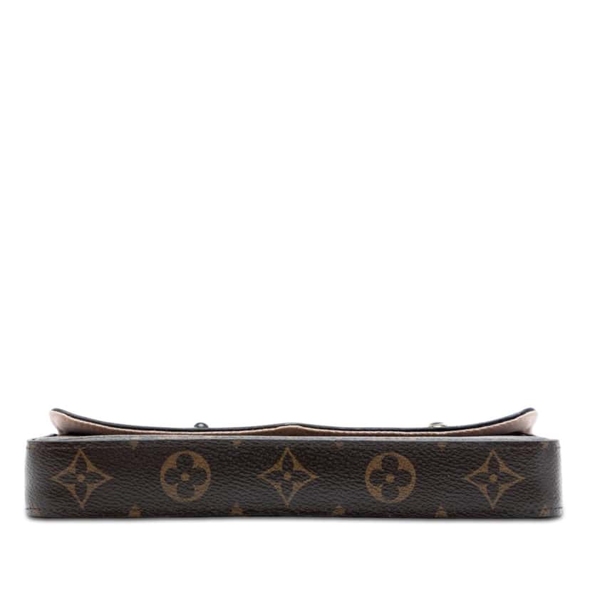 Louis Vuitton Monogram Pochette Felicie Valentine Dog Brown Very good condition - Inside View