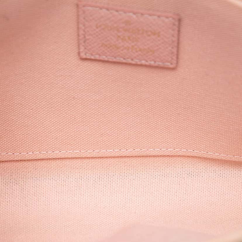 Louis Vuitton Monogram Pochette Felicie Valentine Dog Brown Very good condition - Model View