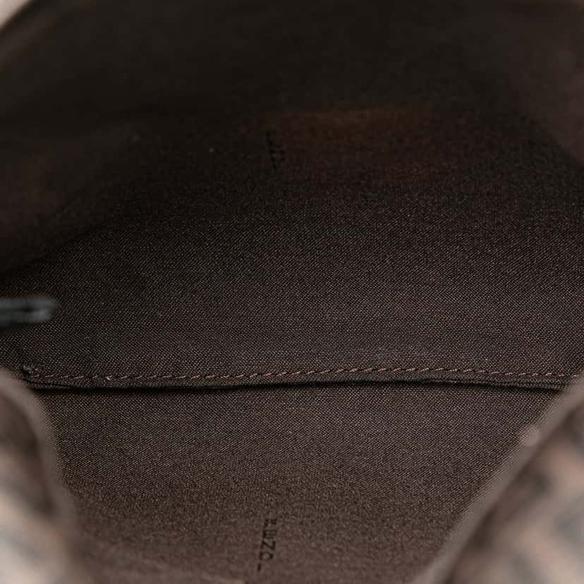 Fendi Zucchino Spalmati Crossbody Brown Very good condition - Model View