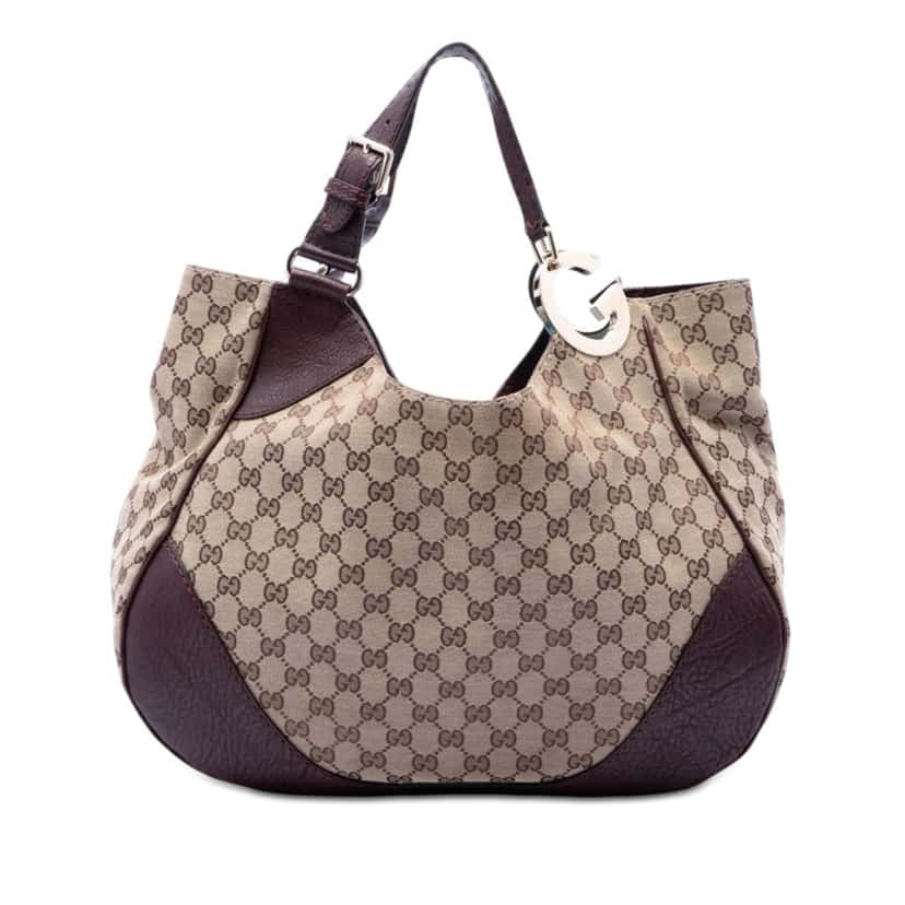 Gucci GG Canvas Charlotte Tote Beige Very good condition - Front View