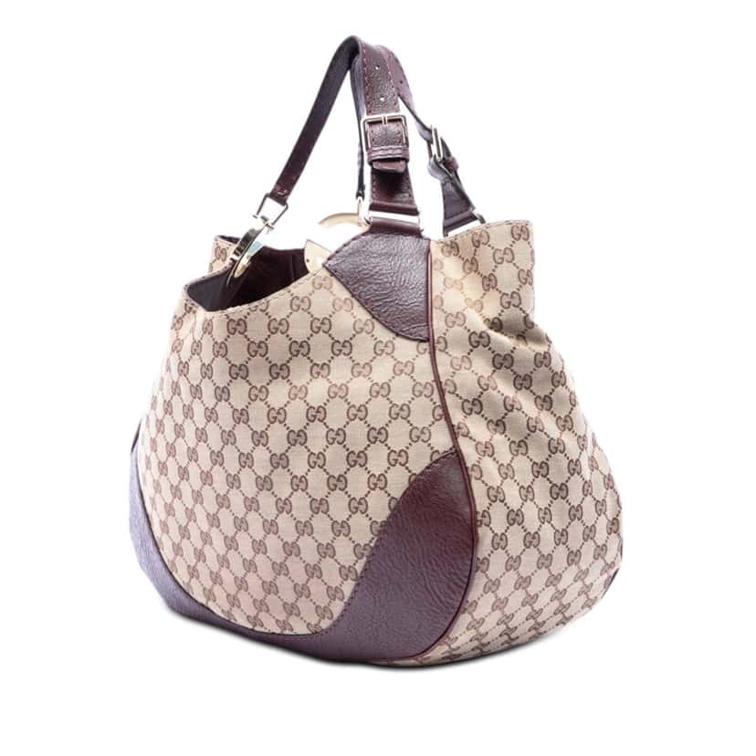 Gucci GG Canvas Charlotte Tote Beige Very good condition - Back View