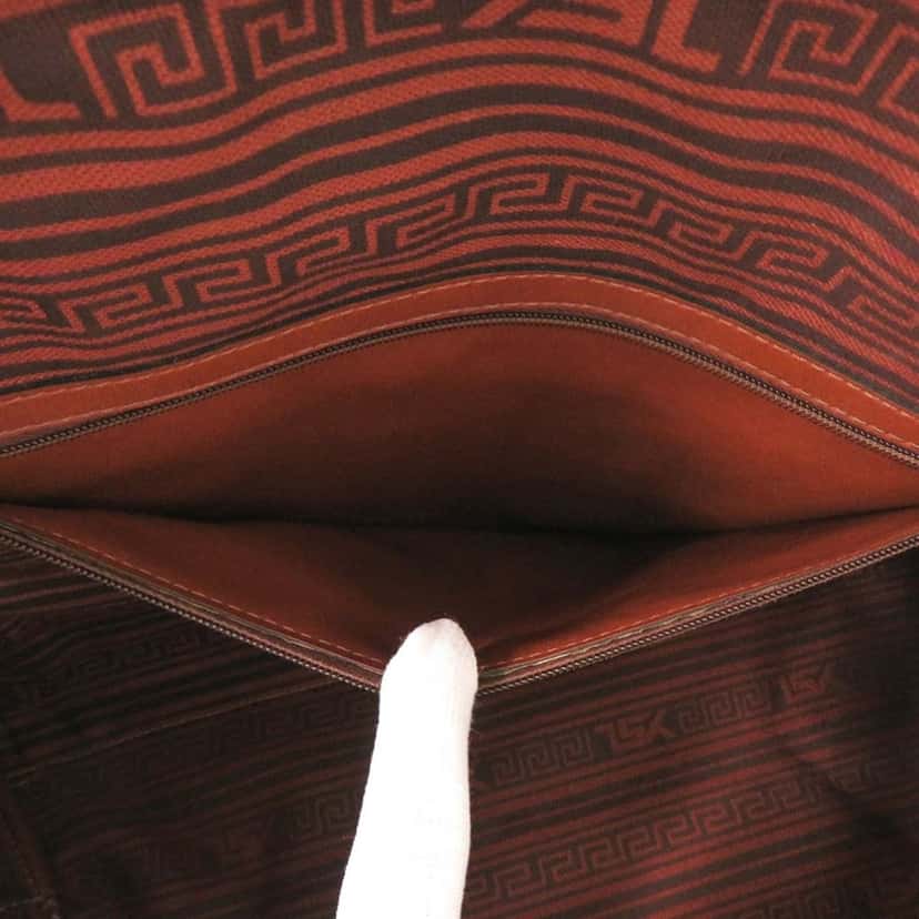 Saint Laurent Canvas Boston Bag Brown Very good condition - Box View