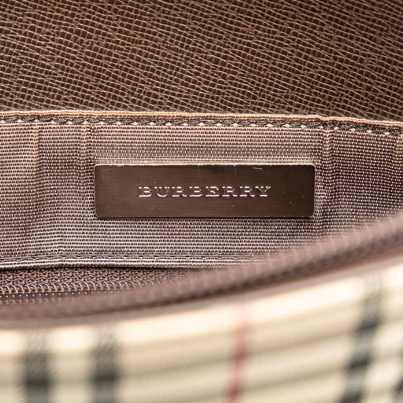 Burberry House Check Canvas Tote Beige Very good condition - Box View