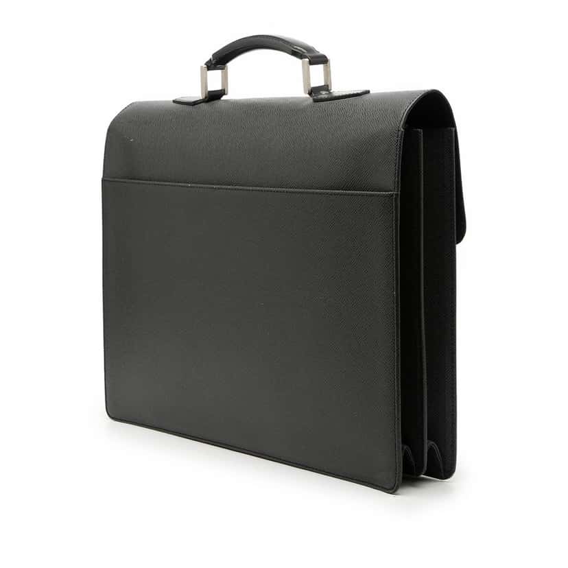 Louis Vuitton Taiga Robusto 2 Black Leather Good condition - Back View