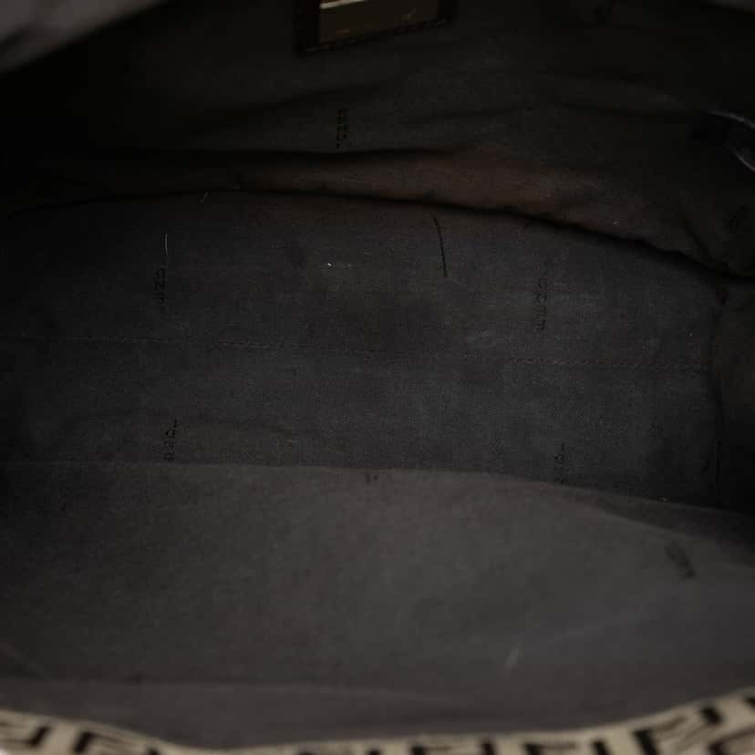 Fendi Zucchino Canvas Tote Brown Very good condition - Model View