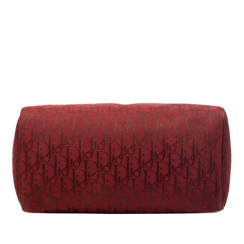 Dior Diorissimo Trotter Canvas Boston Bag Red Very good condition - Inside View