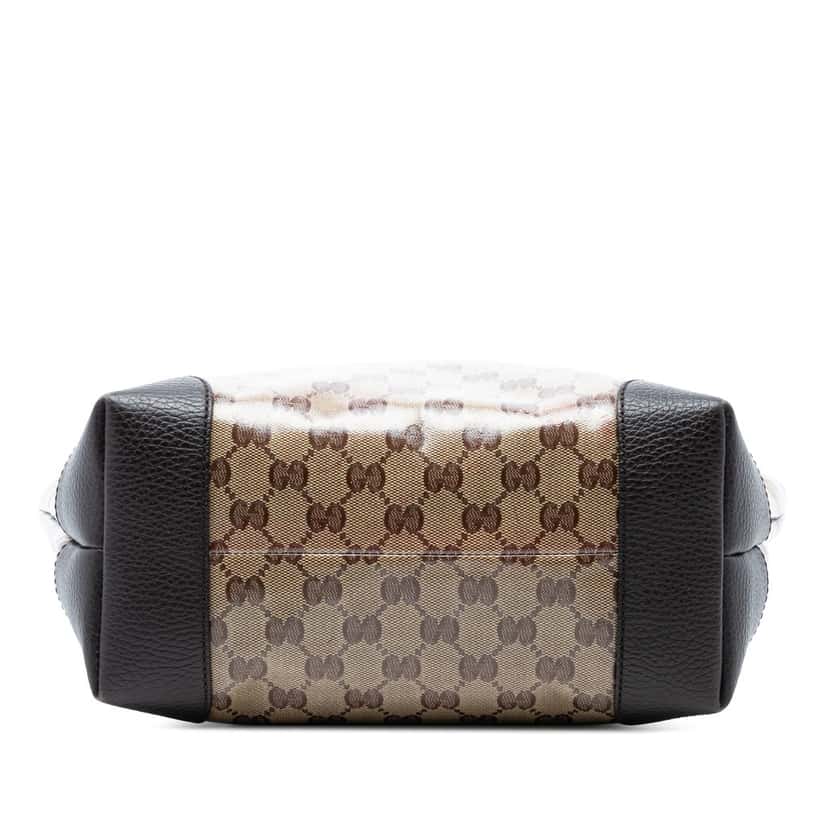 Gucci GG Crystal Vertical Charm Tote Beige Very good condition - Inside View