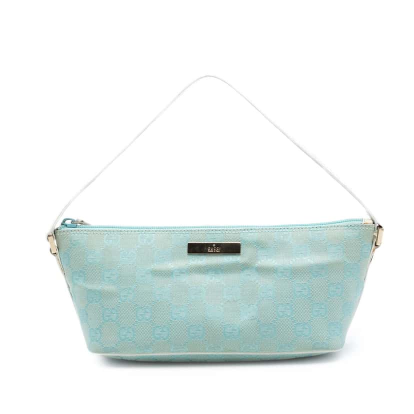 Gucci GG Canvas Boat Blue Very good condition - Front View