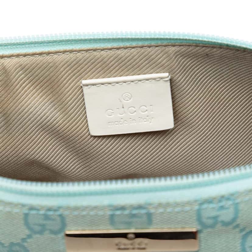 Gucci GG Canvas Boat Blue Very good condition - Box View