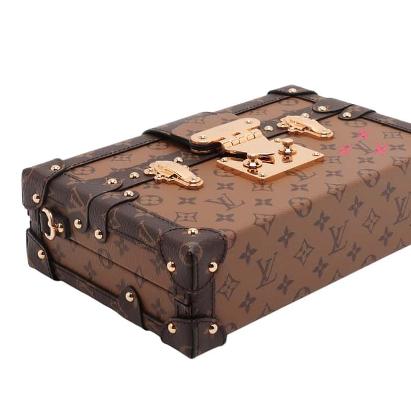 Louis Vuitton Monogram Reverse Petite Malle Brown Very good condition - Box View