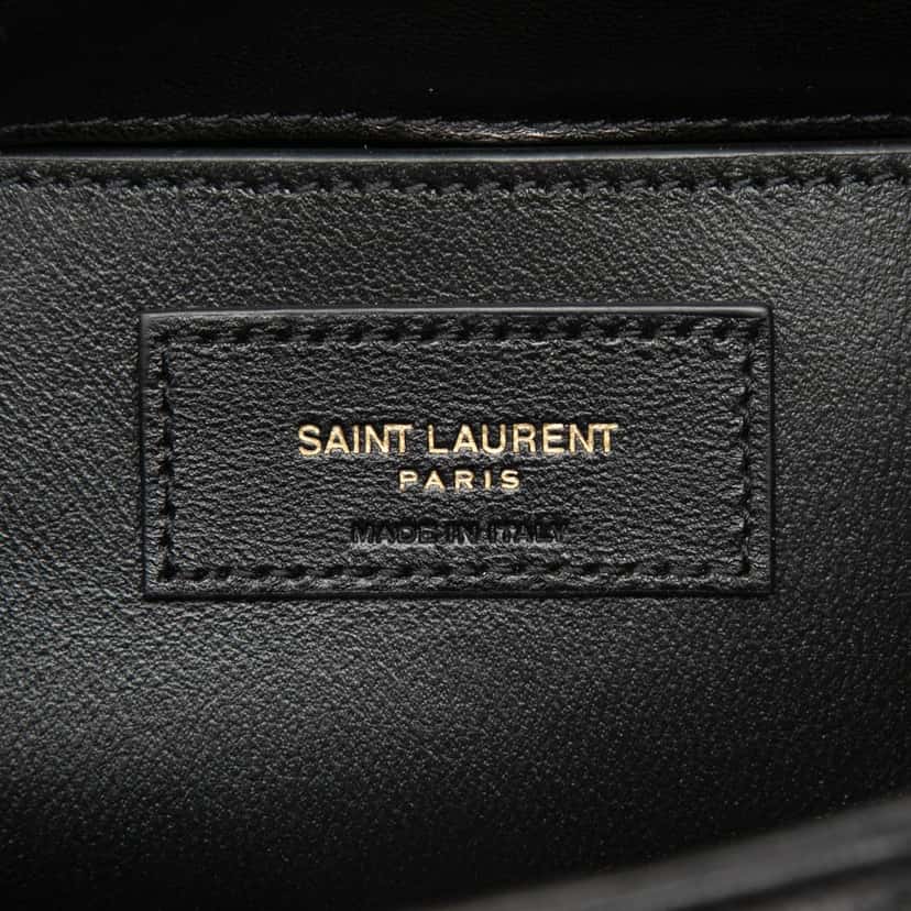 Saint Laurent Mini Quilted Lambskin Monogram Nolita Bag Black Leather Very good condition - Box View