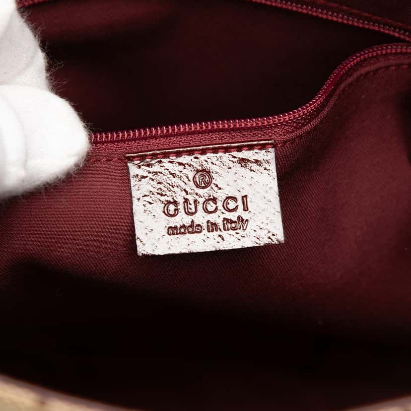 Gucci GG Canvas Eclipse Shoulder Bag Beige Good condition - Box View