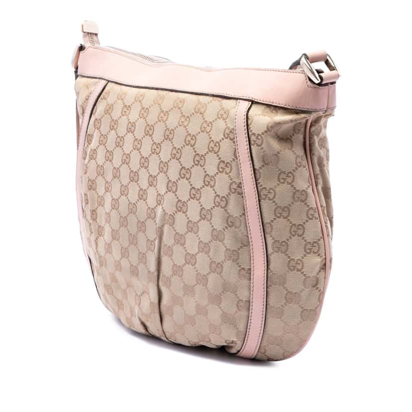 Gucci GG Canvas Abbey D Ring Crossbody Beige Very good condition - Back View