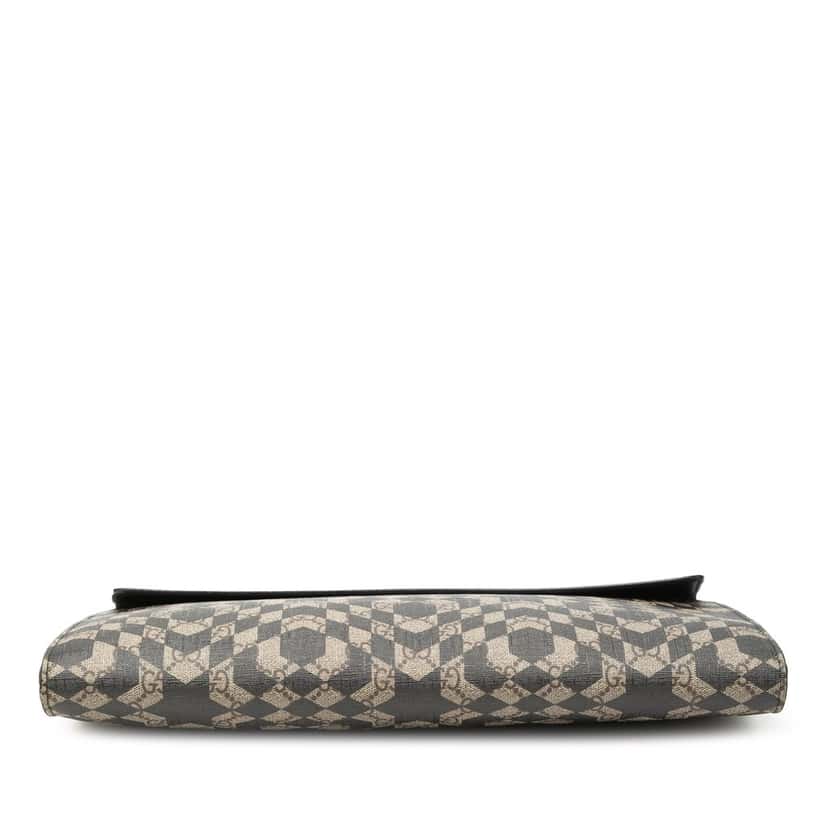 Gucci GG Supreme Caleido Clutch Beige Very good condition - Inside View