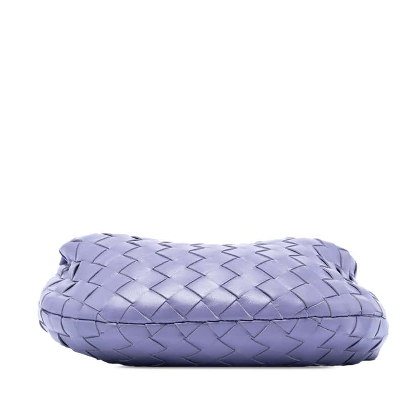 Bottega Veneta Mini Nappa Intrecciato Jodie Purple Leather Very good condition - Inside View