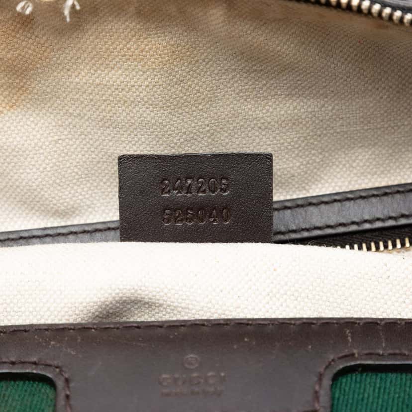 Gucci Medium GG Canvas Web Joy Boston Bag Beige Very good condition - Box View