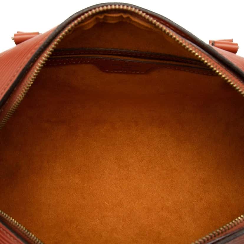 Louis Vuitton Epi Soufflot Brown Leather Very good condition - Model View