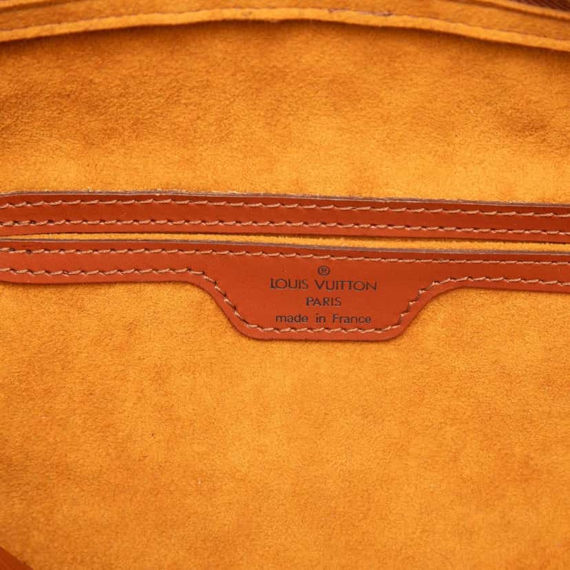 Louis Vuitton Epi Soufflot Brown Leather Very good condition - Box View