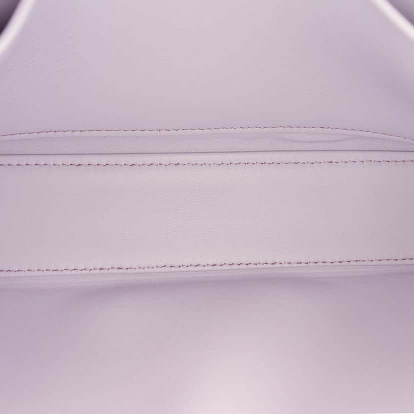 Celine Shiny Calfskin Claude Chain Shoulder Bag Purple Leather Very good condition - Model View