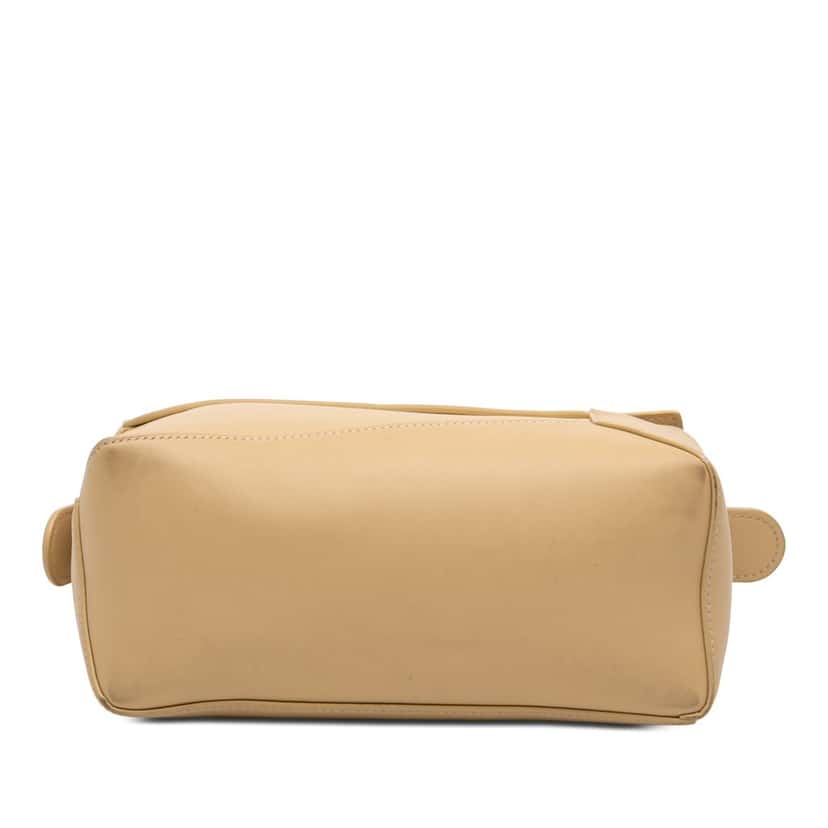 Loewe Small Calfskin Puzzle Edge Satchel Beige Leather Very good condition - Inside View