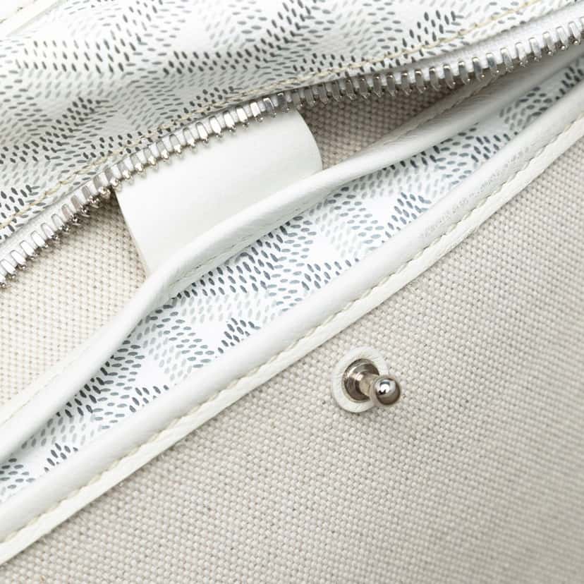 Goyard Goyardine Artois MM White Very good condition - Box View