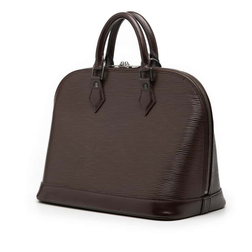 Louis Vuitton Epi Alma PM Brown Leather Very good condition - Back View