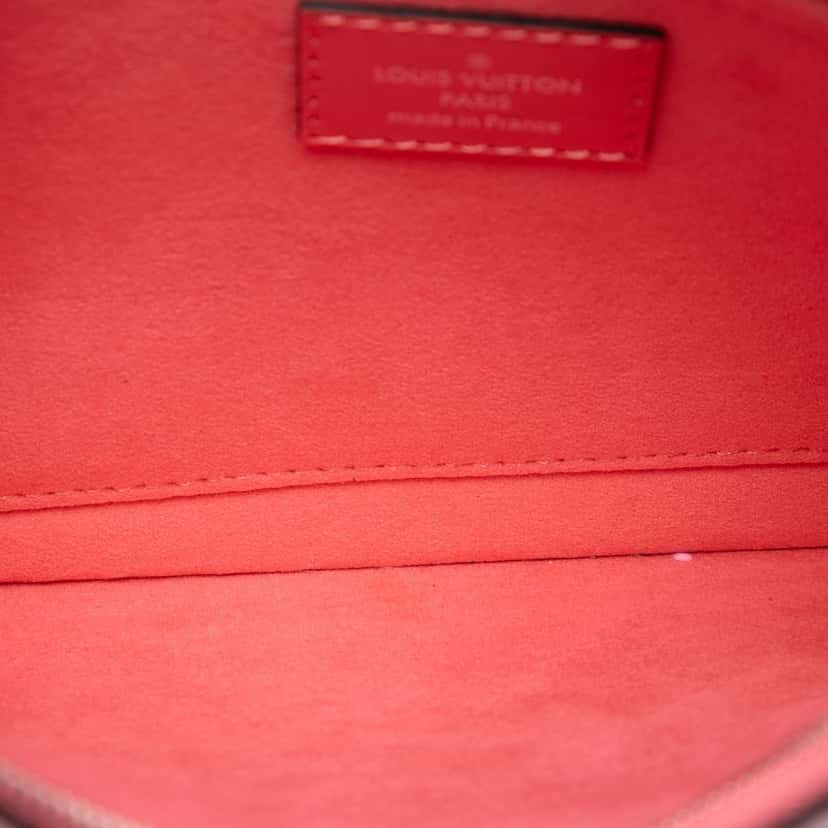 Louis Vuitton Epi Neverfull Pouch Pink Leather Very good condition - Model View