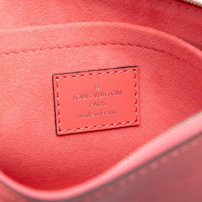 Louis Vuitton Epi Neverfull Pouch Pink Leather Very good condition - Box View