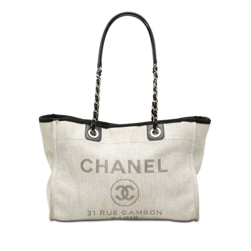 Chanel Small Canvas Deauville Tote Other Very good condition - Front View