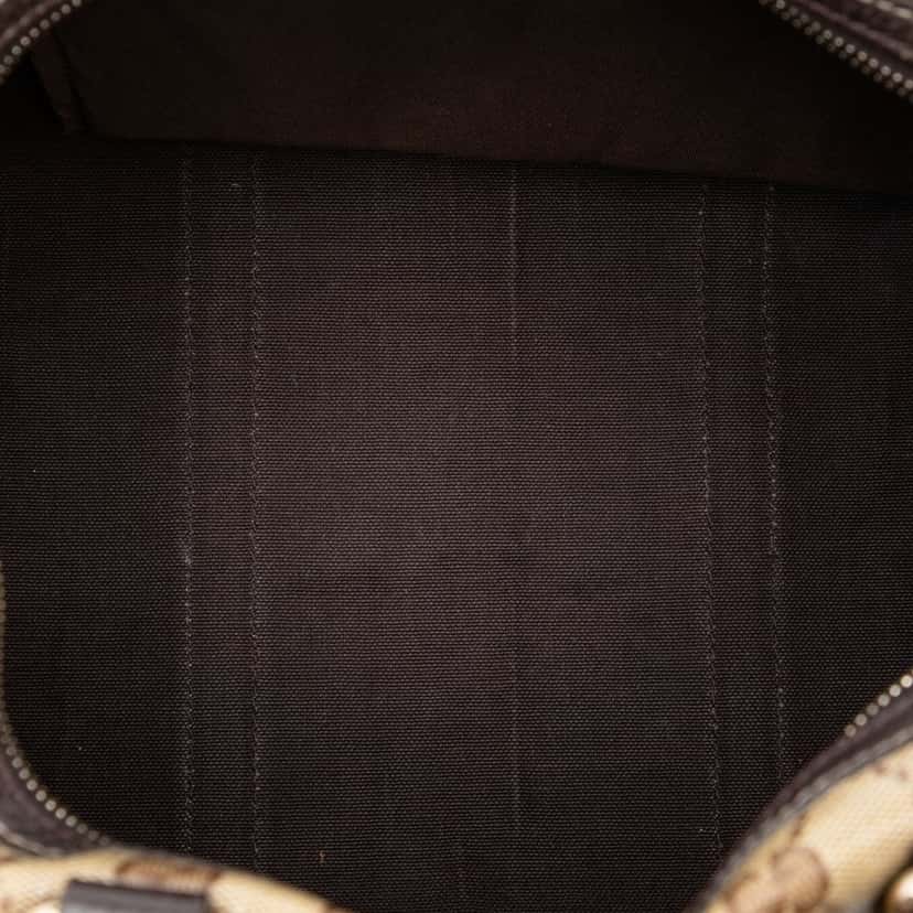 Gucci Medium GG Crystal Joy Boston Bag Beige Very good condition - Model View