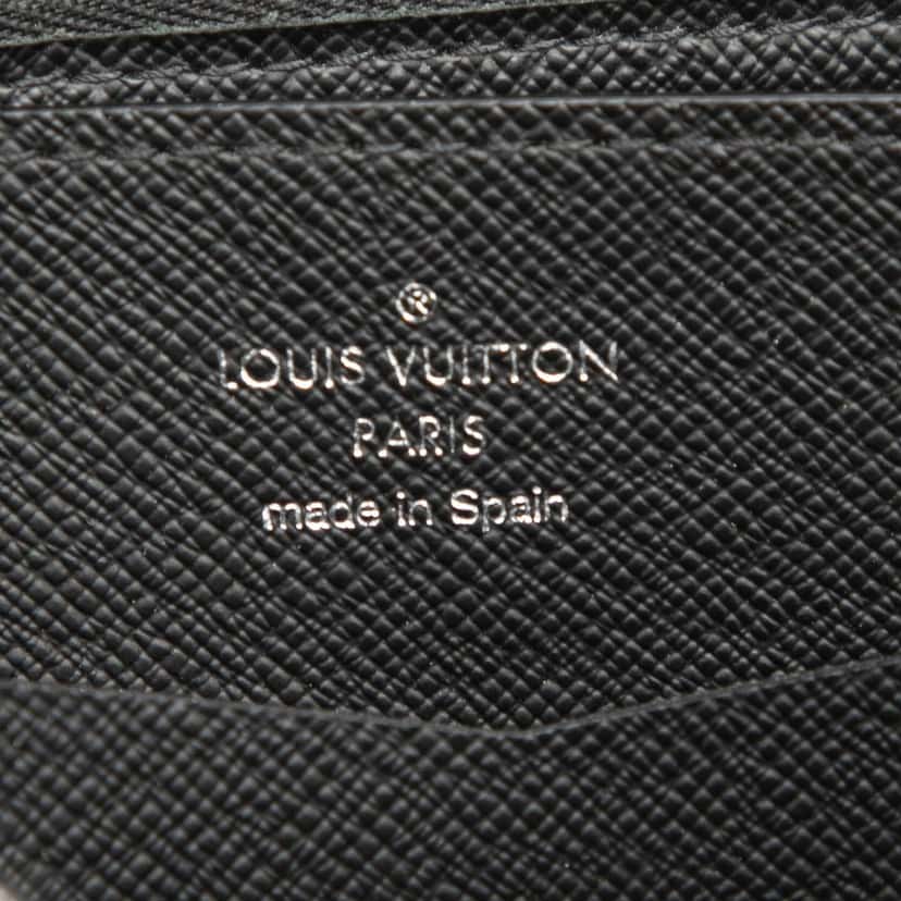 Louis Vuitton Monogram Eclipse Zippy XL Wallet Black Very good condition - Box View