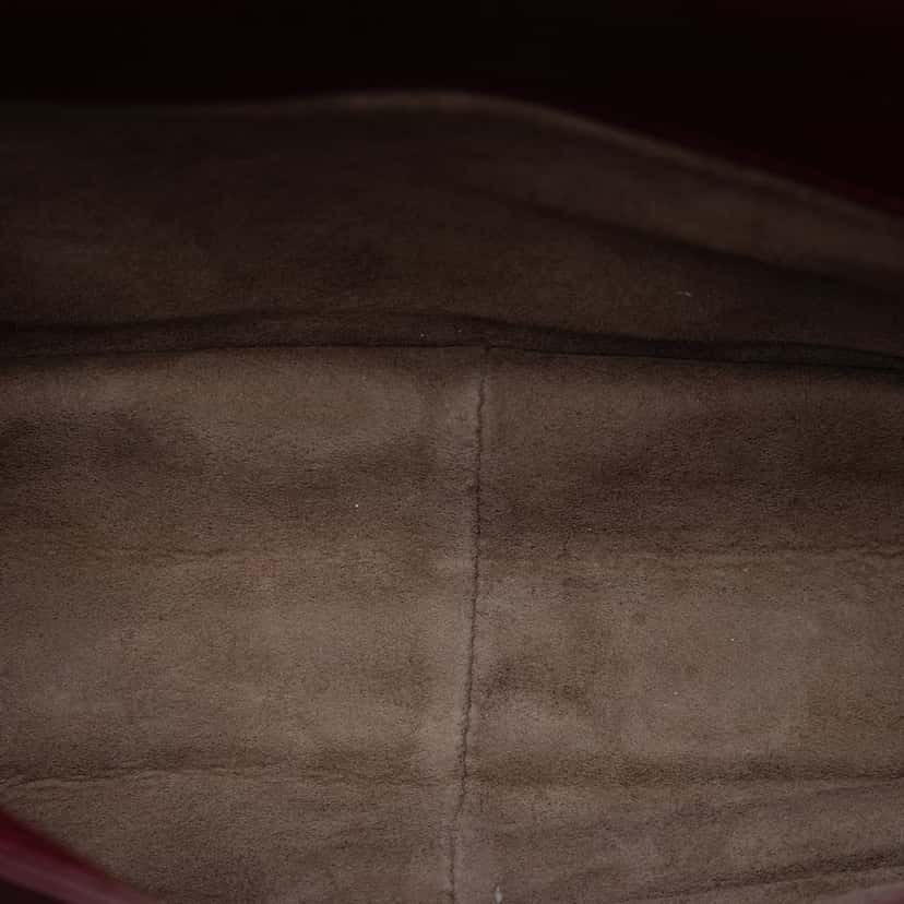 Bottega Veneta Nappa Intrecciato Rialto Shoulder Bag Red Leather Very good condition - Model View