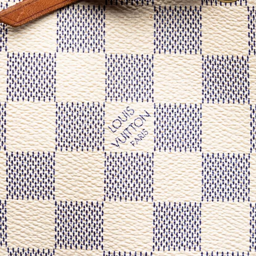 Louis Vuitton Damier Azur Noe GM White Very good condition - Box View