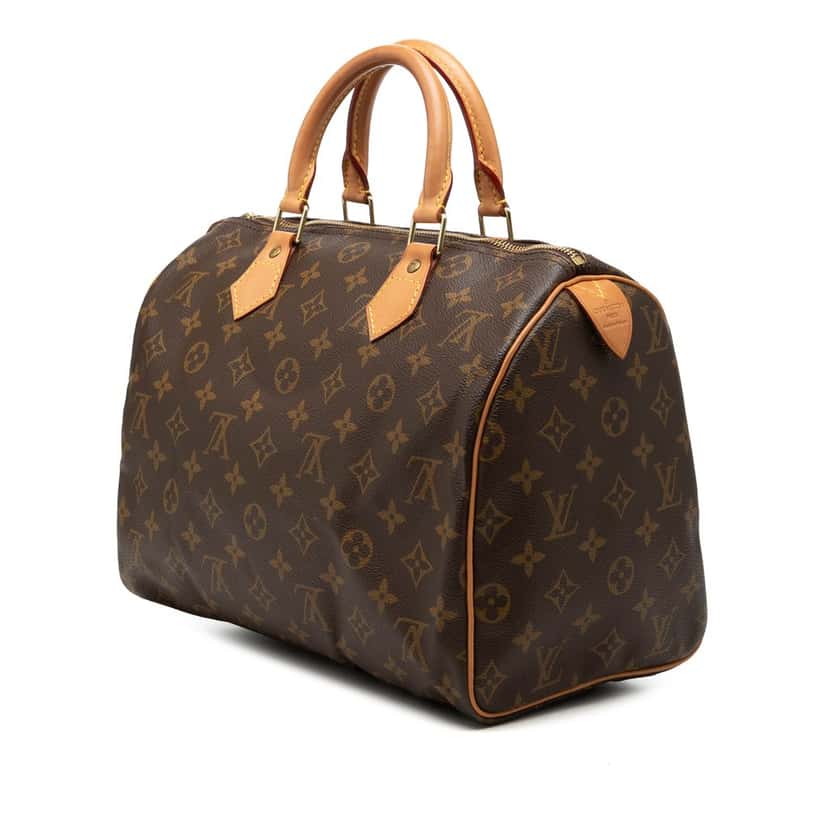 Louis Vuitton Monogram Speedy 30 Brown Very good condition - Back View