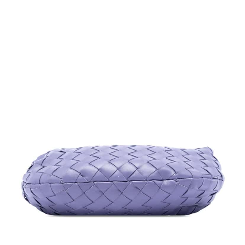 Bottega Veneta Mini Nappa Intrecciato Jodie Purple Leather Very good condition - Inside View