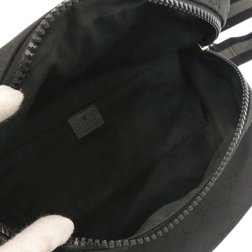 Gucci GG Nylon Web Belt Bag Black Very good condition - Inside View