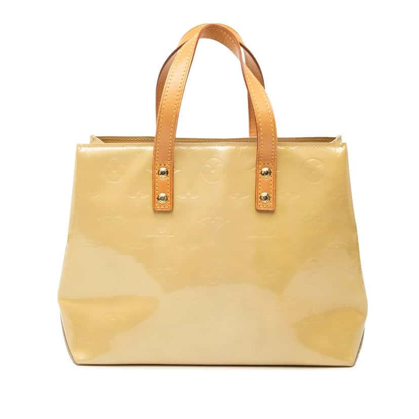 Louis Vuitton Monogram Vernis Reade PM Beige Leather Very good condition - Front View
